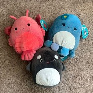 Sea creature Squishmallow Bundle!